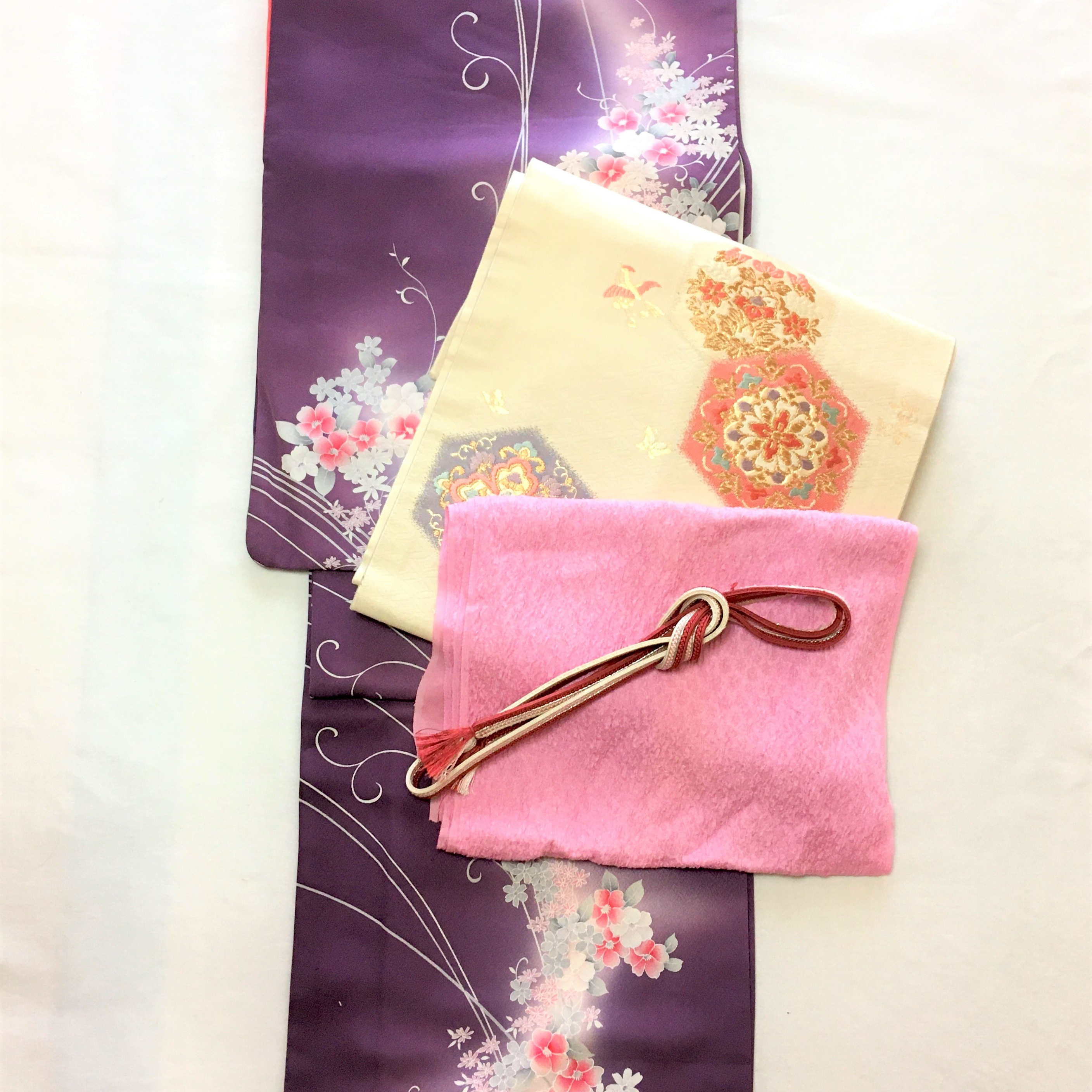 着付け教室 着付け屋着楽 ふだんぎレンタル 着物・帯・帯揚げ・帯じめ